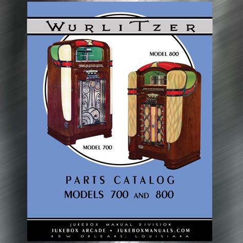 wurlitzer jukebox parts manual